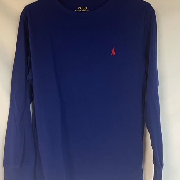 Polo Ralph Lauren Other - Polo by Ralph Lauren Boys Navy Shirt Size Medium 10-12 Long Sleeve